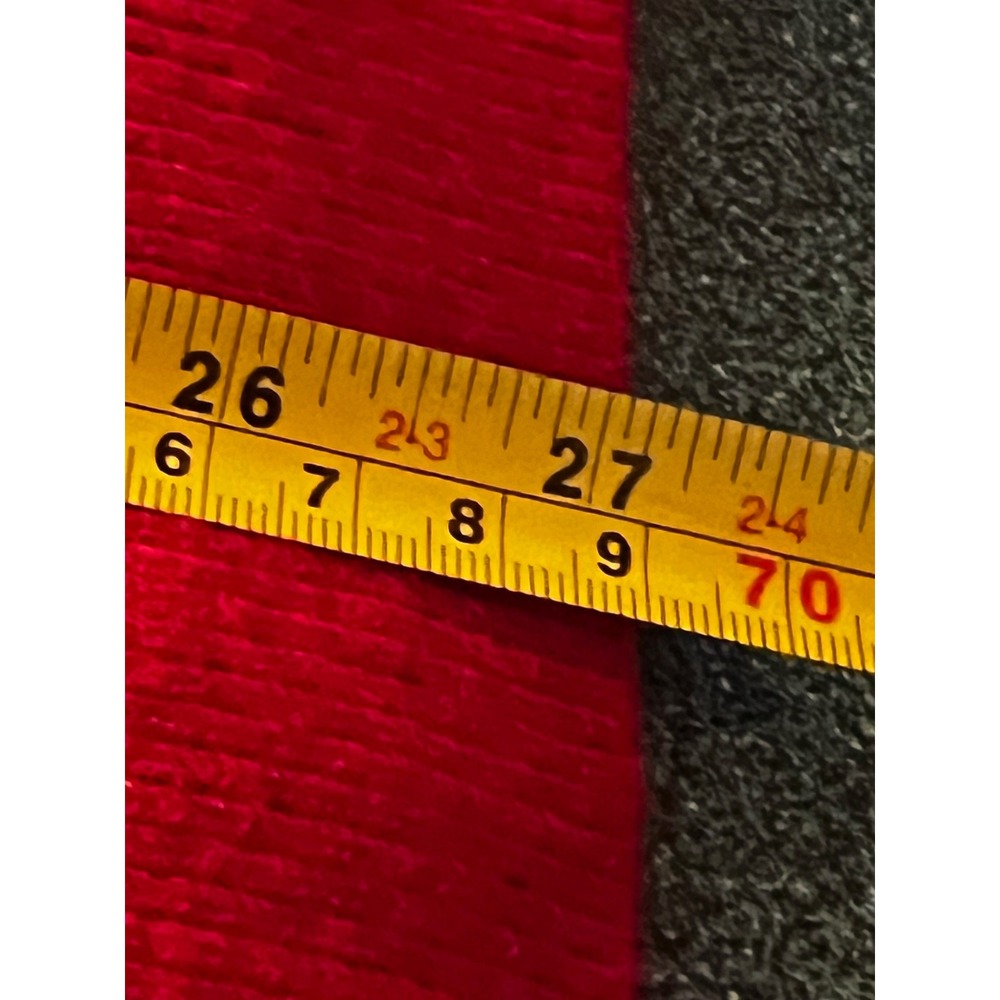Talbots Woman Red Cable Knit Sweater Lambswool Blend Shoulder‎ Button Detail 2X - Picture 9 of 9